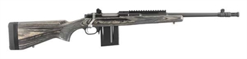 Picture of Ruger Scout Rifle, Bolt-Action Rifle, 308 Win, 16.1" Barrel, Matte Black Finish, Alloy Steel, Black Laminate Stock, Adjustable Rear & Protected Blade Sight, 10Rd 0 73667606 6803