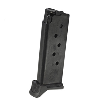 Picture of Ruger Magazine, 380ACP, 6 Rounds, Fits Ruger LCP II, with Extended Floor Plate, Steel, Blued Finish 90621