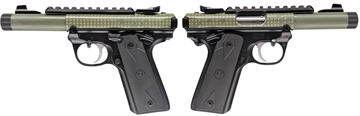 Picture of RUGER MARK IV 22/45 22LR PISTOL 4.4" T.B. BLACK/DESERT NIGHT CAMO 2-10RD MAGS 40190-DNC