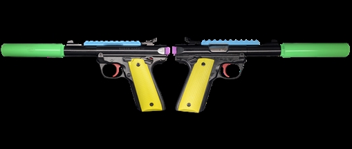 Picture of RUGER MARK IV 22/45 PARROT CAN KIT 22LR PISTOL 4.4" T.B. 2-10RD MAGS MKIV-PARROT