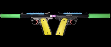 Picture of RUGER MARK IV 22/45 PARROT CAN KIT 22LR PISTOL 4.4" T.B. 2-10RD MAGS MKIV-PARROT
