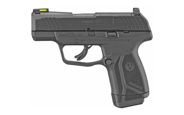 Picture of Ruger MAX-9, Striker Fired, Semi-automatic, Polymer Frame Pistol, Sub-Compact, 9MM, 3.20" Barrel, Black Oxide Finish, Front TFO Night Sight, Optics Ready, No Thumb Safety, 2 Magazines, (1)-12 Rounds and (1)-10 Rounds 03503