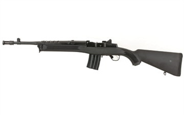 Picture of Ruger Mini-14 Tactical Rifle, Semi-Automatic Rifle, 5.56NATO/223Rem, 16.1" Barrel, Blued Finish, Alloy Steel, Black Synthetic Stock, Adjustable Rear & Blade Front Sight, Includes Picatinny Rail/Scope Rings/2 Mags, 20Rd 05847
