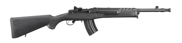 Picture of Ruger Mini Thirty, Semi-Automatic Rifle, 7.62x39, 16.1" Barrel, Blued Finish, Alloy Steel, Black Synthetic Stock, Adjustable Rear & Blade Front Sight, Includes Picatinny Rail/Scope Rings/2 Mags, 20Rd 05854