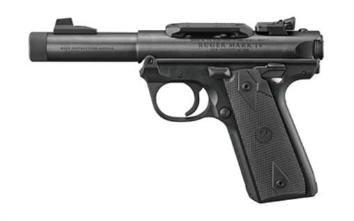 Picture of Ruger 250th Anniversary Mark IV 22/45 Handgun .22 LR 10rd Magazine 4.4" Threaded Barrel Blued Finish 40194