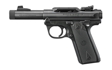 Picture of Ruger 250th Anniversary Mark IV 22/45 Handgun .22 LR 10rd Magazine 4.4" Threaded Barrel Blued Finish 40194
