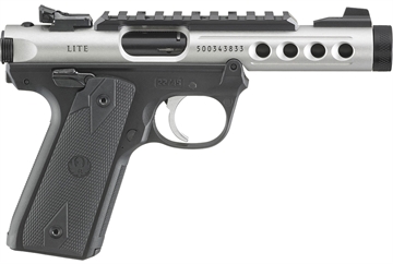 Picture of Ruger Mark IV 22/45 Lite Handgun .22 LR 10rd Magazines 4.40" Threaded Barrel Clear Anodized Finish 43945