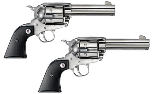 Picture of Ruger Vaquero SASS 357 Mag 6rd 4.62" High Gloss Barrel, Cylinder & Frame, Black Checkered Polymer Grip, Transfer Bar Safety, Montado Hammer (1 of 2) 5133