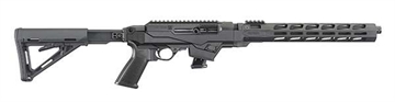 Picture of Ruger PC Carbine *State Compliant 9mm Luger 10+1 16.12" Fluted Barrel, Type III Hard Coat Anodized Aluminum Alloy Receiver, Fixed Magpul MOE Stock, M-Lok Accessory Slots, Optics Ready 19126
