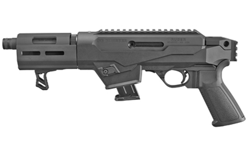 Picture of Ruger PC Charger 9mm Luger 10+1 6.50" Threaded Barrel, Black Hard Coat Anodized Finish, Glass-Filled Polymer Chassis, Takedown Stock, 7075-T6 Aluminum Picatinny Rail, Optics Ready 29101