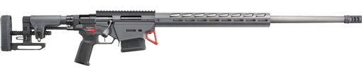 Picture of Ruger Precision 6.5 Creedmoor 26" Stainless 10+1, Gray, M-LOK Handgaurd, Folding Stock, Muzzle Brake 18084