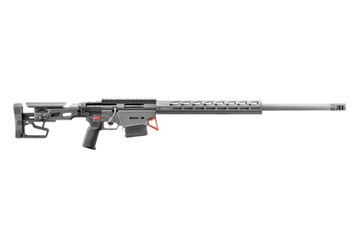 Picture of Ruger Precision Rifle, Custom Shop, Bolt Action Rifle, 6.5 Creedmoor, 26" Heavy Contour Barrel, Threaded 5/8X24, APA Muzzle Brake, Cerakote Finish, Black and Stealth Gray, Magpul MOE-K2+ Grip, TriggerTech 2-Stage Trigger, M-LOK Handguard, Folding Adjustable Stock, 10 Rounds, 2 Magazines 18103