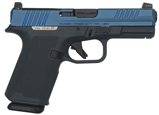 Picture of RUGER RXM 9MM 4IN BARREL WITH SATIN BLUE SLIDE 15RD PMAG GL9 INCLUDED 19400-SATIN BLUE