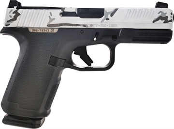 Picture of RUGER RXM 9MM LUGER 4" ADJ 15-SHOT WHITE CAMO SLIDE 19421 736676194216