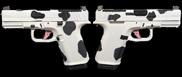 Picture of RUGER RXM 9MM PISTOL 4" BBL COW PRINT, MAGPUL EHG, O.R. 2-15RD MAGS 19400-COW
