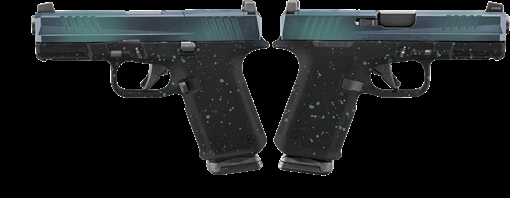 Picture of RUGER RXM 9MM PISTOL 4" NORTHERN LIGHTS SPLATTER O.R. 2-15RD MAGS - ORION EXCLUSIVE    19400-NORTHERN
