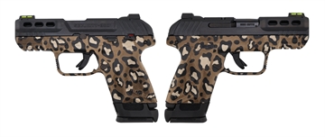 Picture of RUGER SECURITY 380ACP LEOPARD PRINT PSTL 3.42" BBL 15+1RD BLK F.O. FRONT SIGHT 03839-LEOPARD