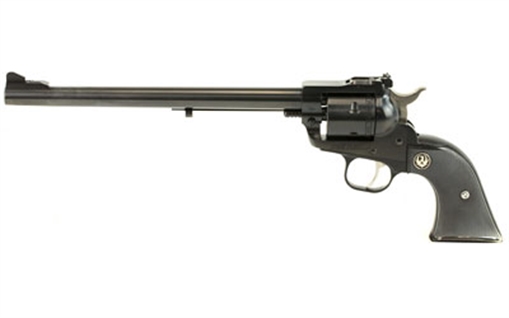 Picture of Ruger Single-Six Convertible, Single Action Only, Revolver, 22LR/22 WMR, 9.5" Barrel, Alloy Steel, Blued Finish, Black Checkered Hard Rubber Grips, Adjustable Rear & Ramp Front Sight, 6 Rounds 00624