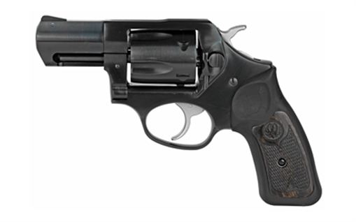 Picture of Ruger SP101, Double/Single Action, Revolver, Small Frame, 357 Magnum, 2.25" Barrel, Alloy Steel, Blued Finish, Rubber Grips with Wood Inlay, Black Ramp Front and Fixed Rear Sights, 5 Rounds 15702
