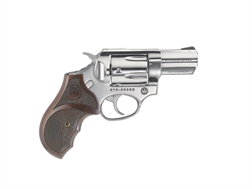 Picture of Ruger SP101, TALO Edition, Double Action/Single Action, Revolver, Small Frame, 357 Magnum, 2.25" Barrel, Stainless Steel, Gloss Stainless Finish, Wood Grips, Fixed Sights, 5 Rounds 05785