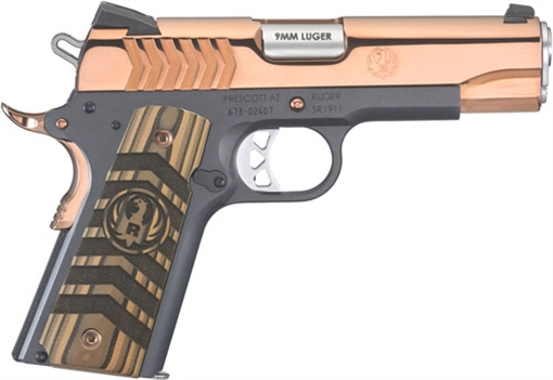Picture of RUGER SR1911 9MM FS 9-SHOT COMMANDER POLISHED ROSE (TALO) 6768