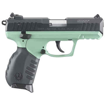 Picture of RUGER SR22 22LR 3.5 10RD TURQUOISE CERAKOTE GRIP 3625