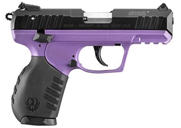 Picture of RUGER SR22 PISTOL 22LR BL/PURPLE AS# 3606