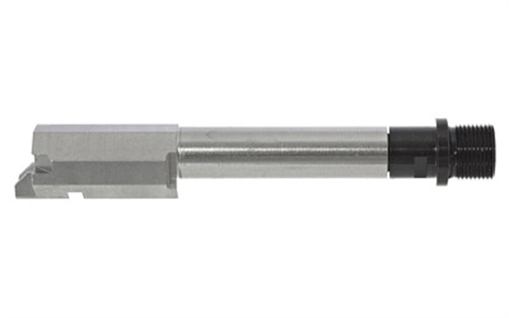 Picture of Ruger SR22 Threaded Barrel Kit, 1/2 x 28 RH Threads. Fits Ruger SR22 pistols with serial numbers 361-7XXXX and higher. This kit contains a factory manufactured stainless steel barrel for optimal fit. 90520