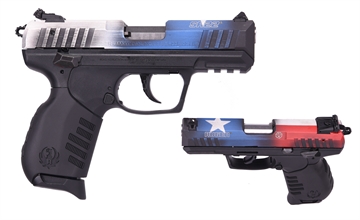 Picture of RUGER SR22 TX FLAG 22LR 3.5" BL AS # 3644