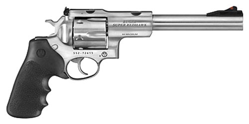 Picture of RUGER SUPER REDHAWK 44MAGNUM 7.5" AS SS GRN HI-VIZ FRNT SGT 5520