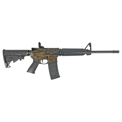 Picture of Ruger "US Flag Distressed" AR-556 Rifle 5.56mm NATO 30rd Mag 16.10" Barrel Custom Stock Finish 8500 MODDISFLAG