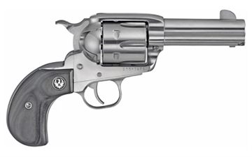 Picture of Ruger Vaquero, TALO Edition, Single Action Only, Revolver, 45 Long Colt, 3.75" Barrel, Stainless Steel, High-Gloss Stainless Finish, Bird's Head Black Laminate Grips, Blade Front and Integral Rear Sights, 6 Rounds 05151