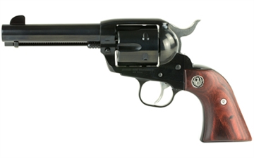Picture of Ruger Vaquero Blued, Single Action Only, Revolver, 45 Long Colt, 4.6" Barrel, Alloy Steel, Blued Finish, Hardwood Grips, Blade Front and Integral Rear Sights, 6 Rounds 05102
