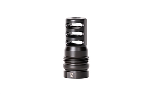 Picture of Rugged Suppressors 3 Port Brake 338 Cal (8.6mm), 3/4"-24 tpi, Dual Taper Locking System, Fits R.U.M. Mount MB025