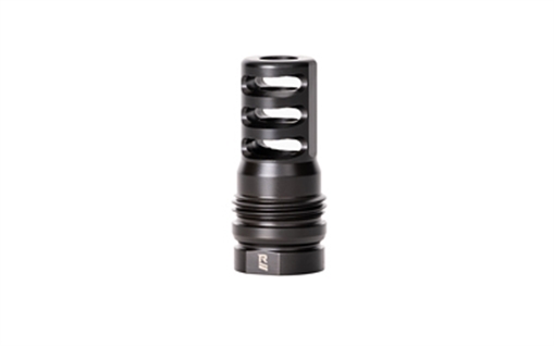 Picture of Rugged Suppressors 3 Port Brake 338 Cal (8.6mm), M18x1.5 tpi, Dual Taper Locking System, Fits R.U.M. Mount MB027