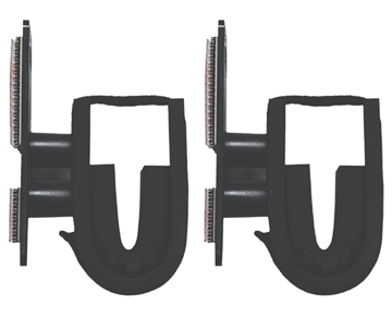 Picture of Rugged Gear Dual Lock Gun Holder Rifle/Shotgun Black Metal 10030