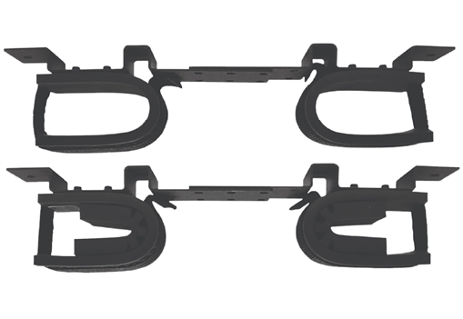 Picture of Rugged Gear Gun Rack Overhead Black Steel Holds 2 Rifle/Shotgun 10075