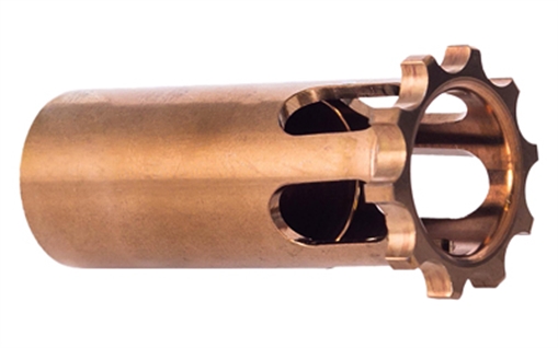 Picture of RUGGED SUPPRESSOR Suppressor Piston M14.5x1 LH Copper 17-4 Stainless Steel OP008