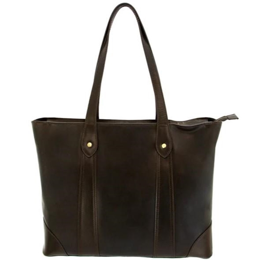 Picture of CAMELEON GAIA CONCEAL CARRY PURSE OPEN TOTE BROWN LEATHER 49164