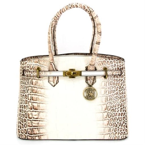 Picture of Rugged Rare Smith & Wesson Croc Concealed Carry Handbag Beige 49636