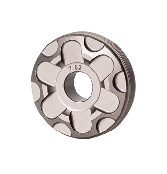 Picture of Rugged Suppressors Ti Front Cap, Compatible with Rugged Suppressors, 7.62, Matte Finish, Silver FC005