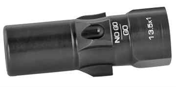 Picture of Rugged Suppressor Obsidian 3 Lug Adapter Black with 13.5x1 LH tpi Threads for 9mm Luger HK OA004