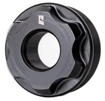 Picture of Rugged Suppressors Fixed Mount, 11/16x24 Thread Pitch, For Use with Obsidian 45/9, Matte Finish, Black OF008