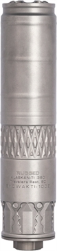 Picture of RUGGED SUPPRESSORS ALASKAN 360 TITANIUM R.U.M BEAD BLASTED AK360TI