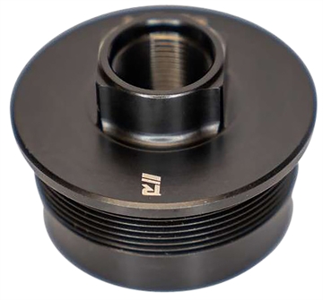 Picture of Rugged Suppressors Universal Direct Thread Mount M18x1 tpi, Black, Fits 1.375"-24 tpi Tube Threads DTM004