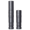 Picture of Rugged Suppressors Radiant762 Suppressor, 7.62mm rated to 300 Remington Ultra Magnum, Modular, Full Auto Rated, Titanium and Stellite, Black, Weighs 9.4oz in 5.1" Configuration and 12.5oz in 7.5" Configuration, Black Finish RAD01762