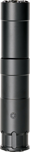 Picture of RUGGED SUPPRESSORS SUPPRESSORS OCULUS 22 ADAPT MODULAR CERAKOTE BLACK OCU22