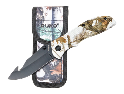 Picture of RUKO FOLDER GUT HOOK 3.5" TUNDRA HANDLE CLAMSHELL RUK0106GHTNDCS RUK0106GHTND-CS