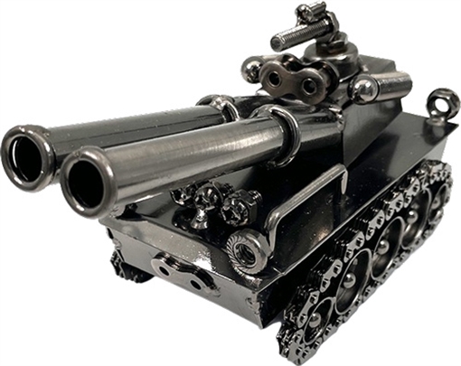 Picture of RW MINIS NON FIRING DOUBLE BARREL TANK 1:5 SCALE REPLICA 01.0015.01