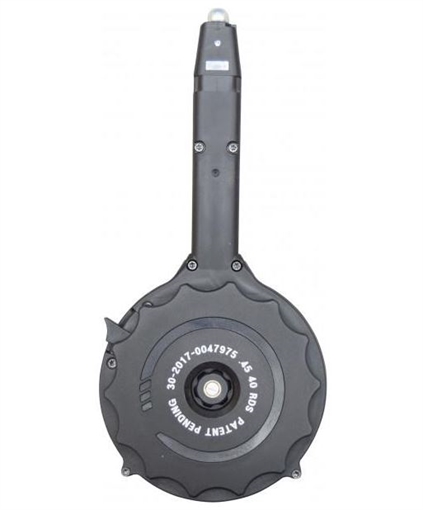 Picture of RWB .45ACP Drum Magazine - 40rd | Gen 2 | Fits all double stack Glock .45 Caliber Pistols RWB-GD4540